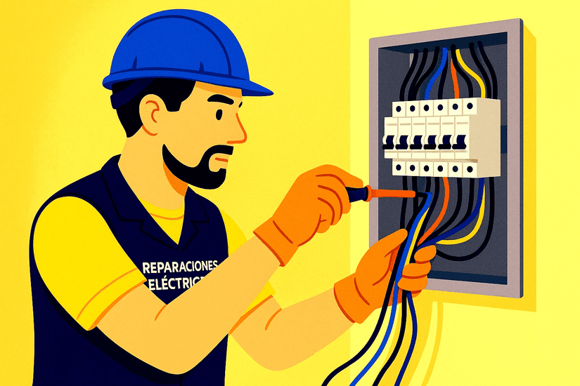 Reparaciones de electricidad en el mismo día en Almenara